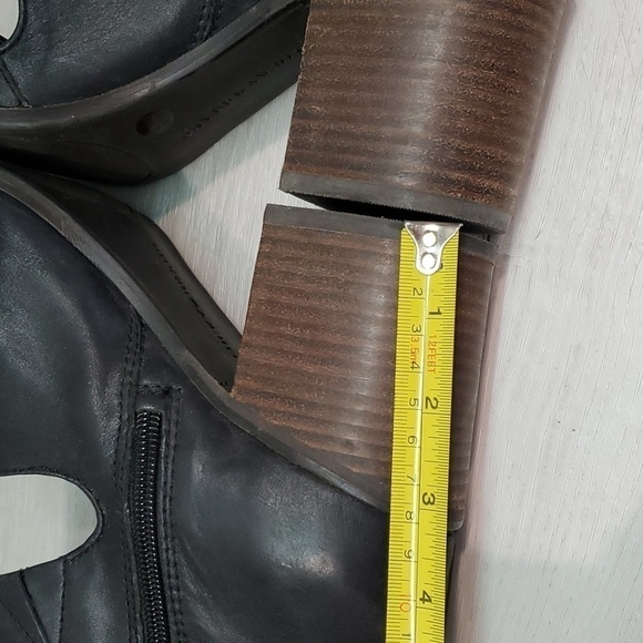 Lucky Brand Womens Kabott Gladiator Ankle Block Leather Booties shoes sz 8.5M - Picture 8 of 12